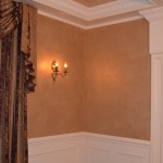 Close up of ceiling & walls finish