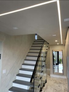 Custom Lime Plaster Applied on Ceiling & Walls