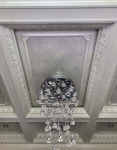 Custom Faux Colors Applied Over a Luxury Coffered Ceiling
